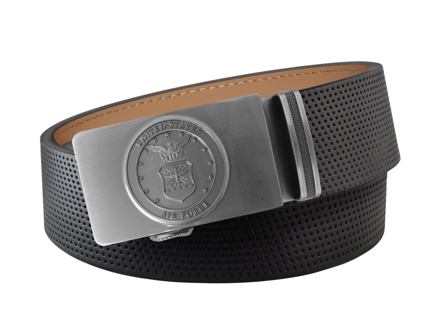 Pinhole Belt Strap - Black