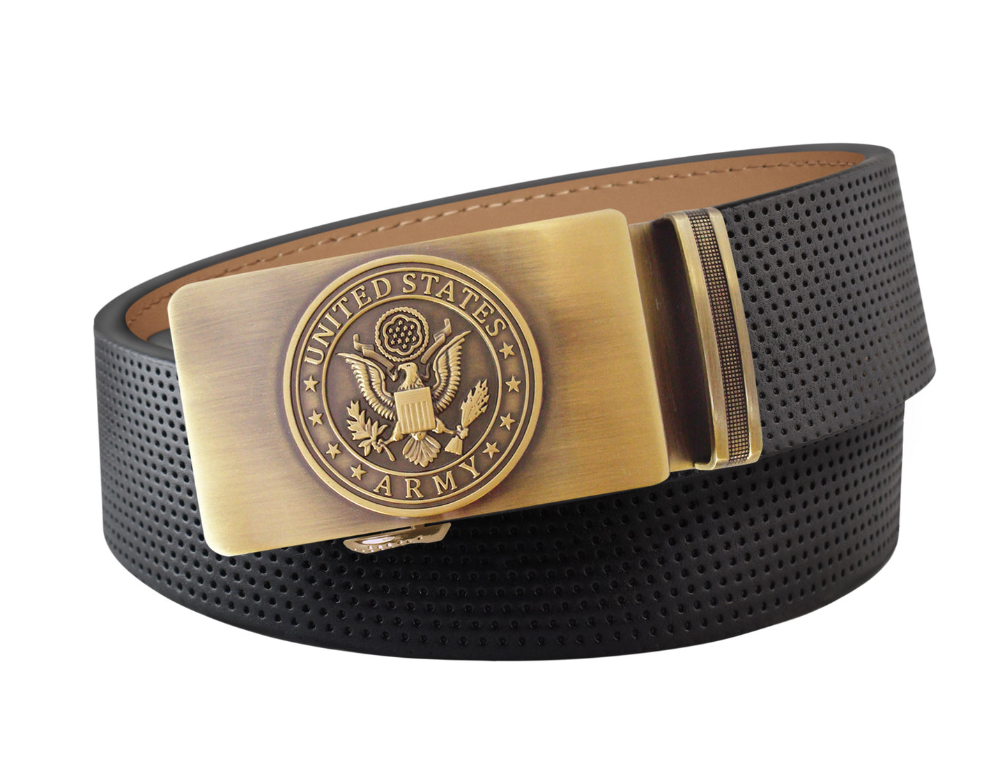 Pinhole Belt Strap - Black