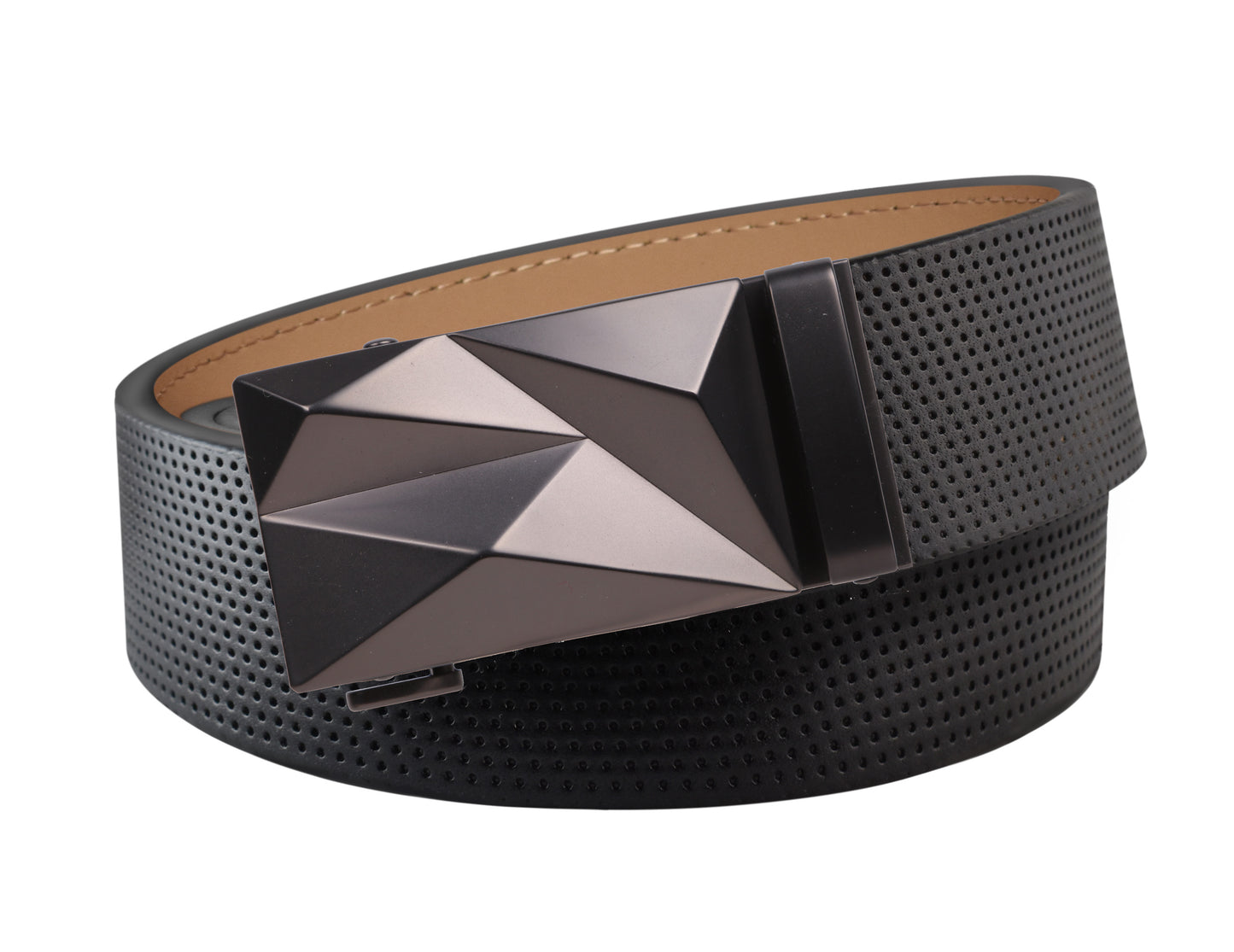 Pinhole Belt Strap - Black