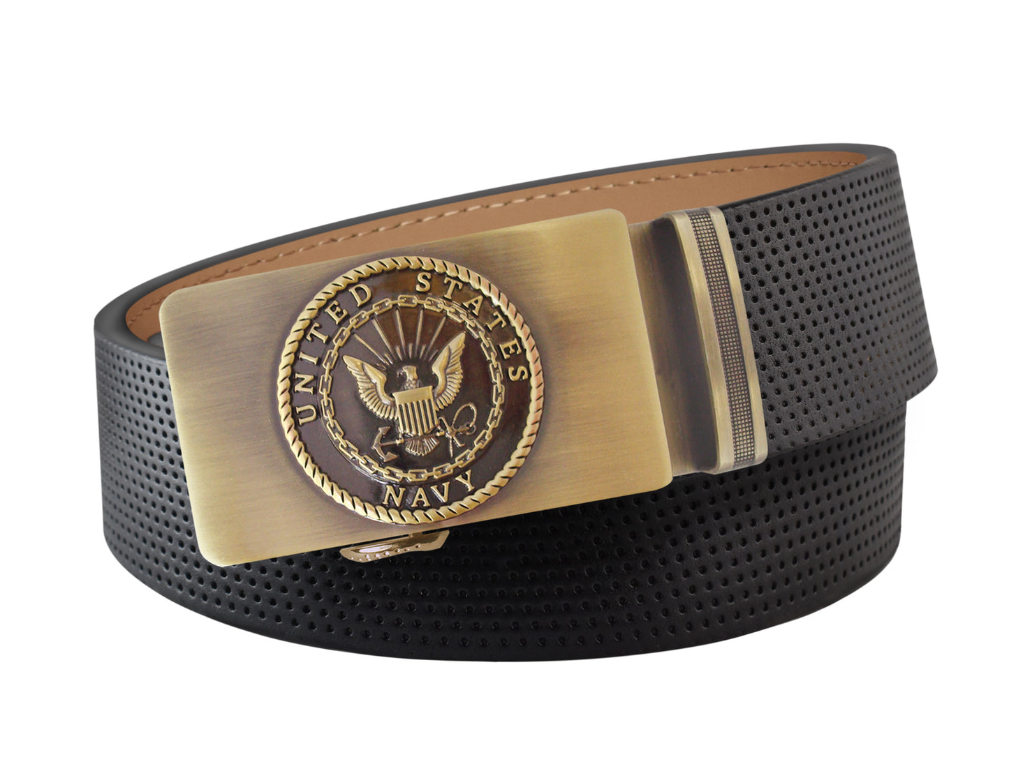 Pinhole Belt Strap - Black