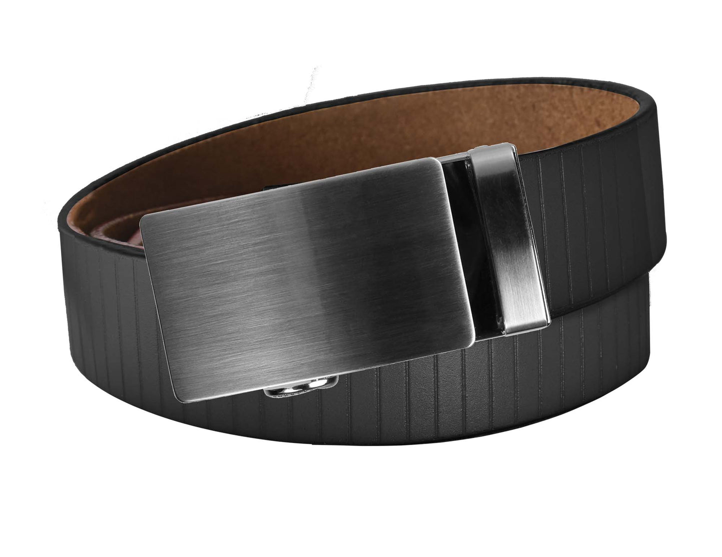 Vertical Stripe Belt Strap - Black