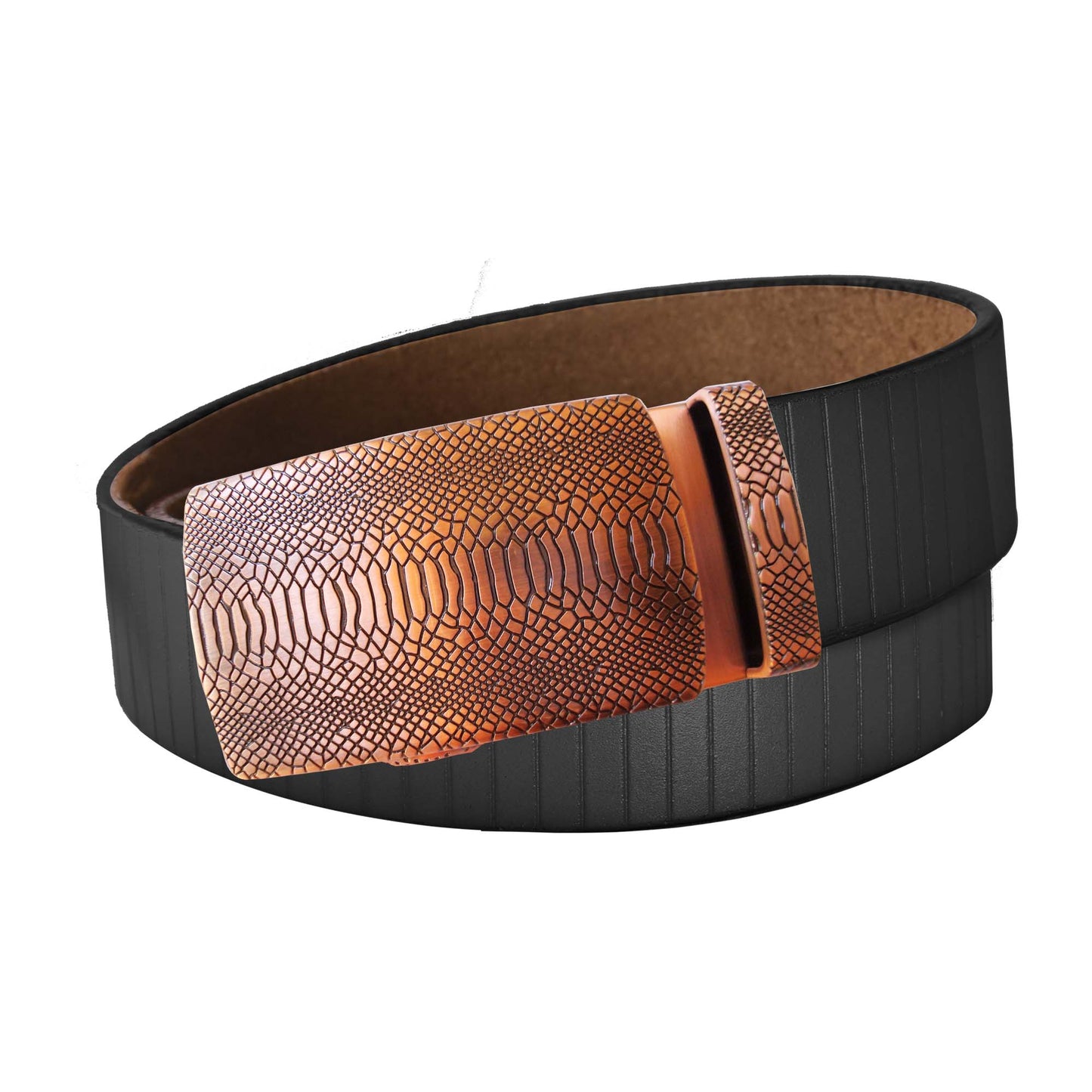 Vertical Stripe Belt Strap - Black