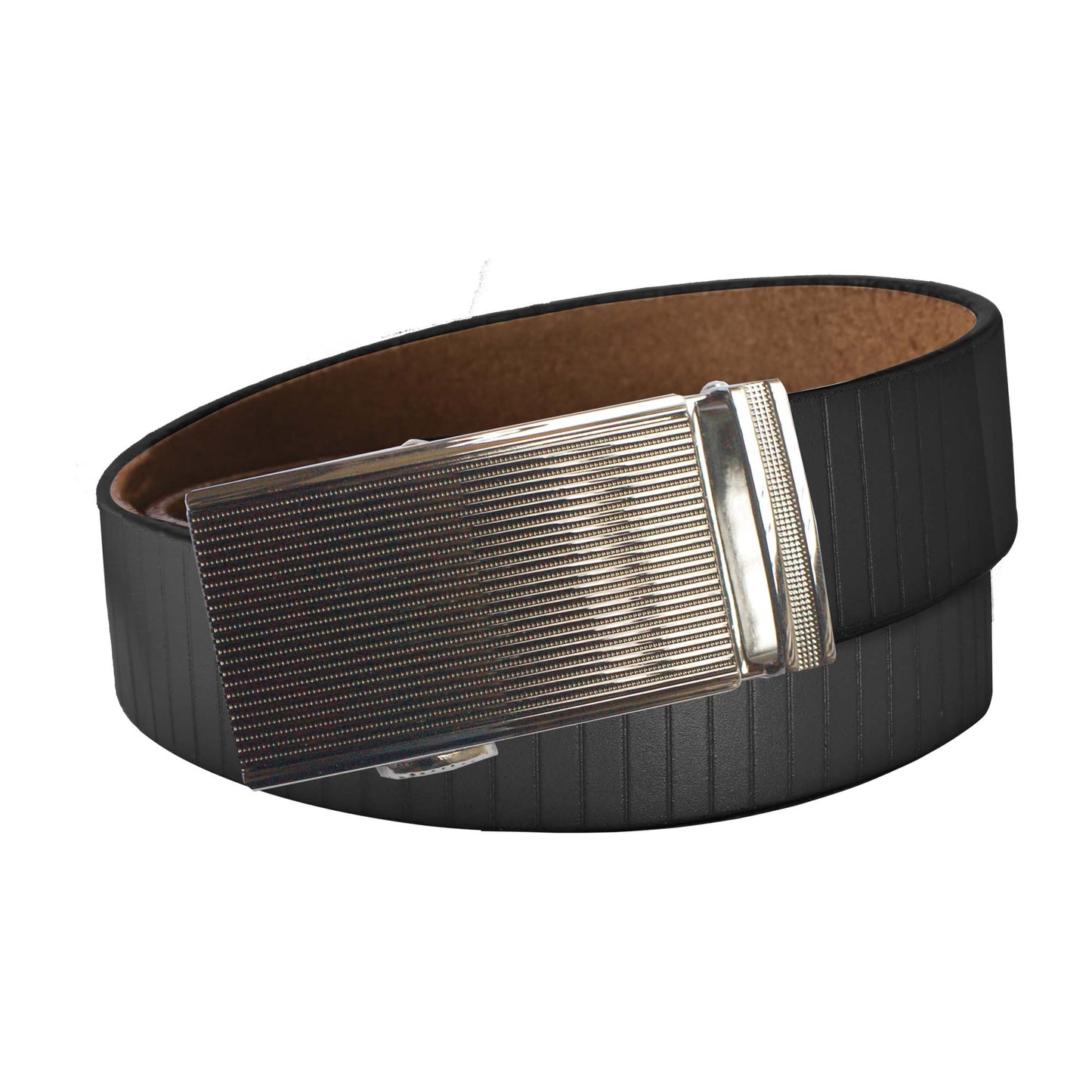Vertical Stripe Belt Strap - Black
