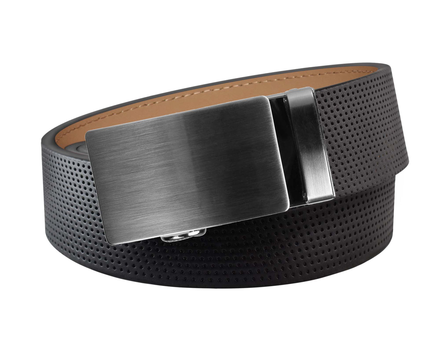 Pinhole Belt Strap - Black