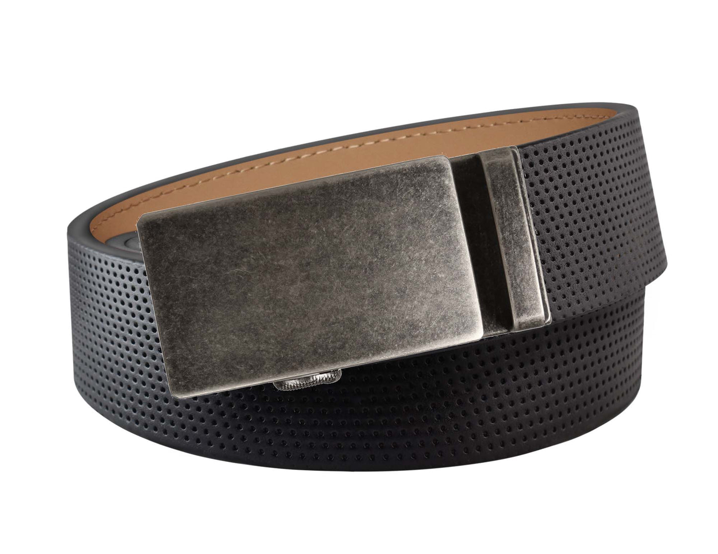 Pinhole Belt Strap - Black