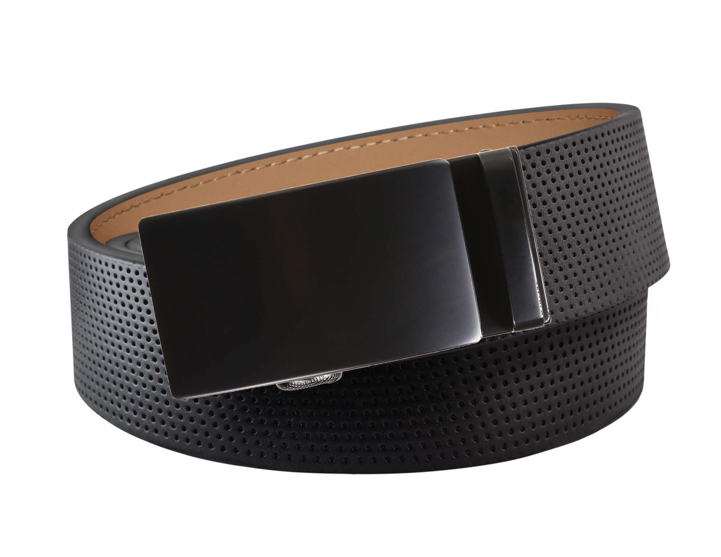 Pinhole Belt Strap - Black