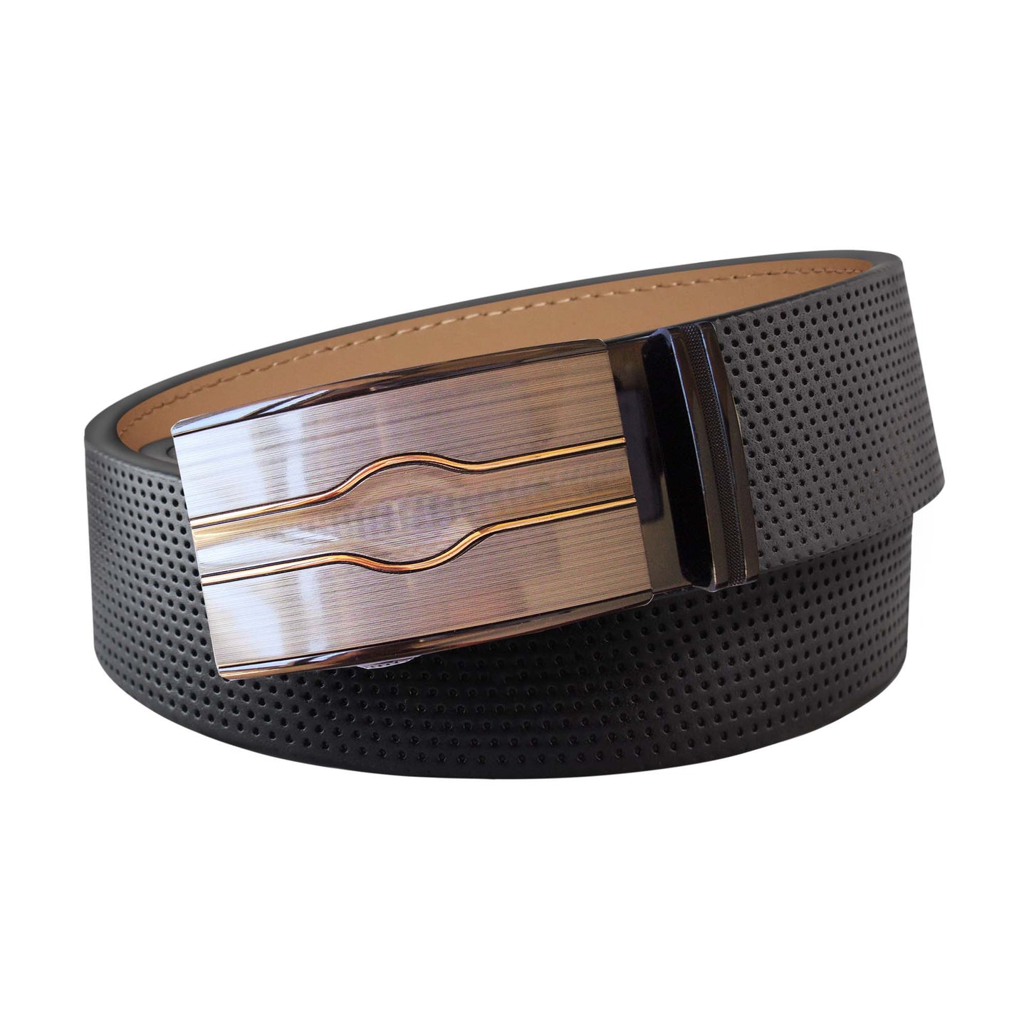 Pinhole Belt Strap - Black