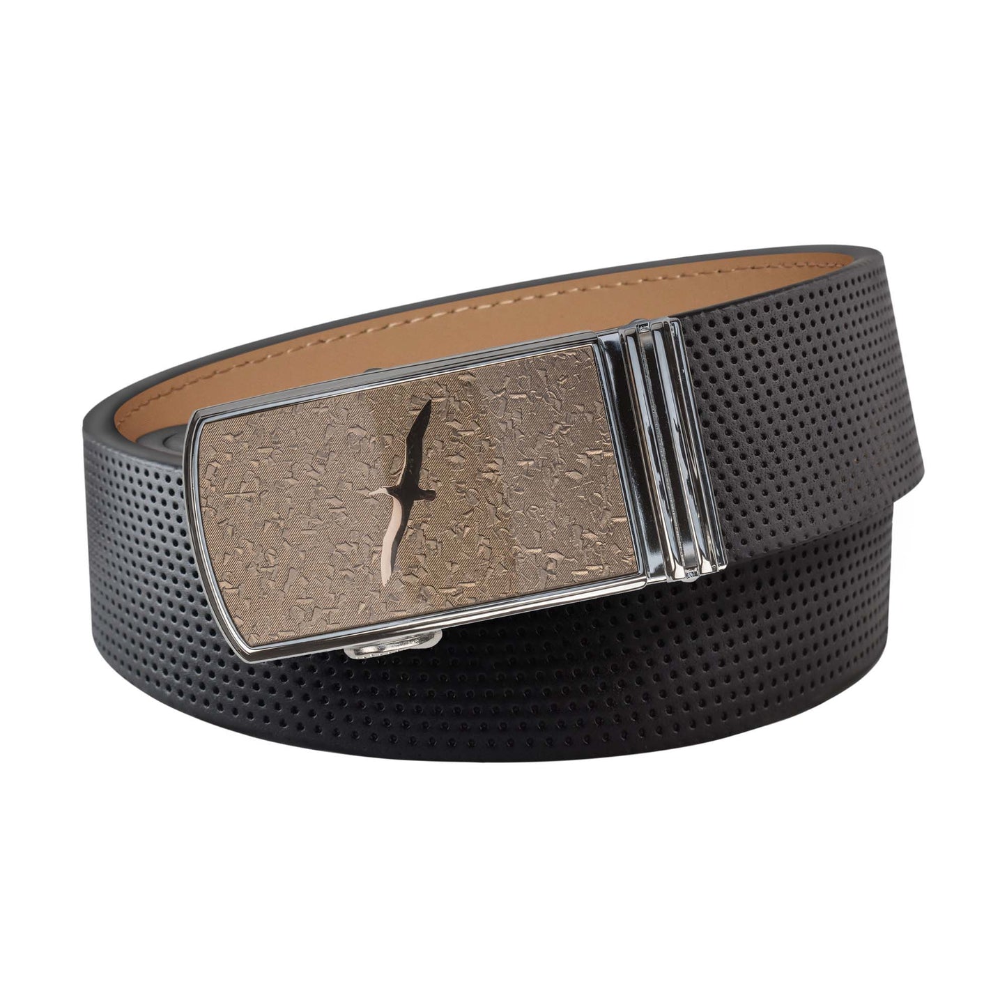 Pinhole Belt Strap - Black