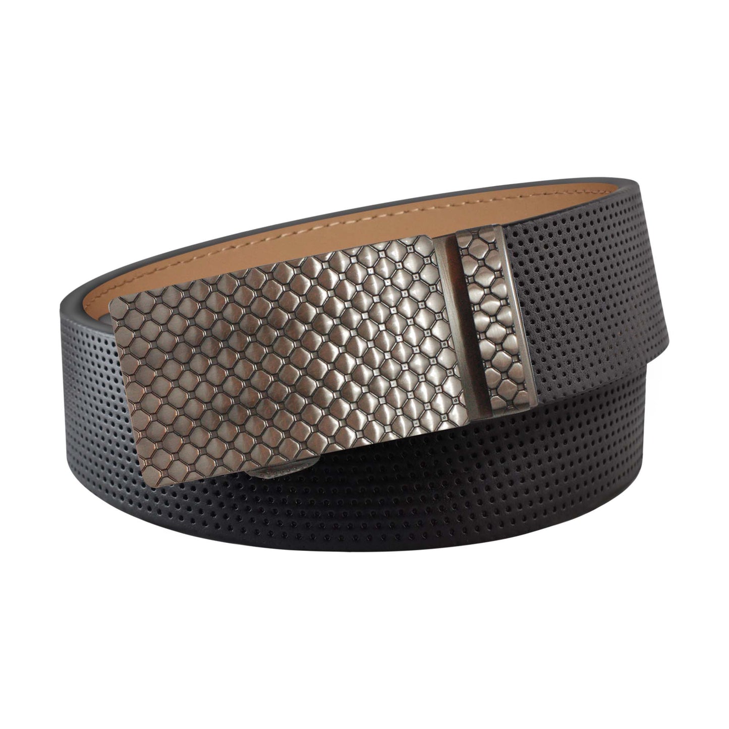 Pinhole Belt Strap - Black