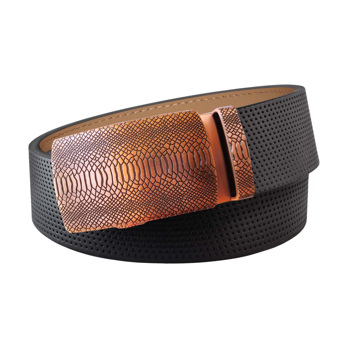 Pinhole Belt Strap - Black