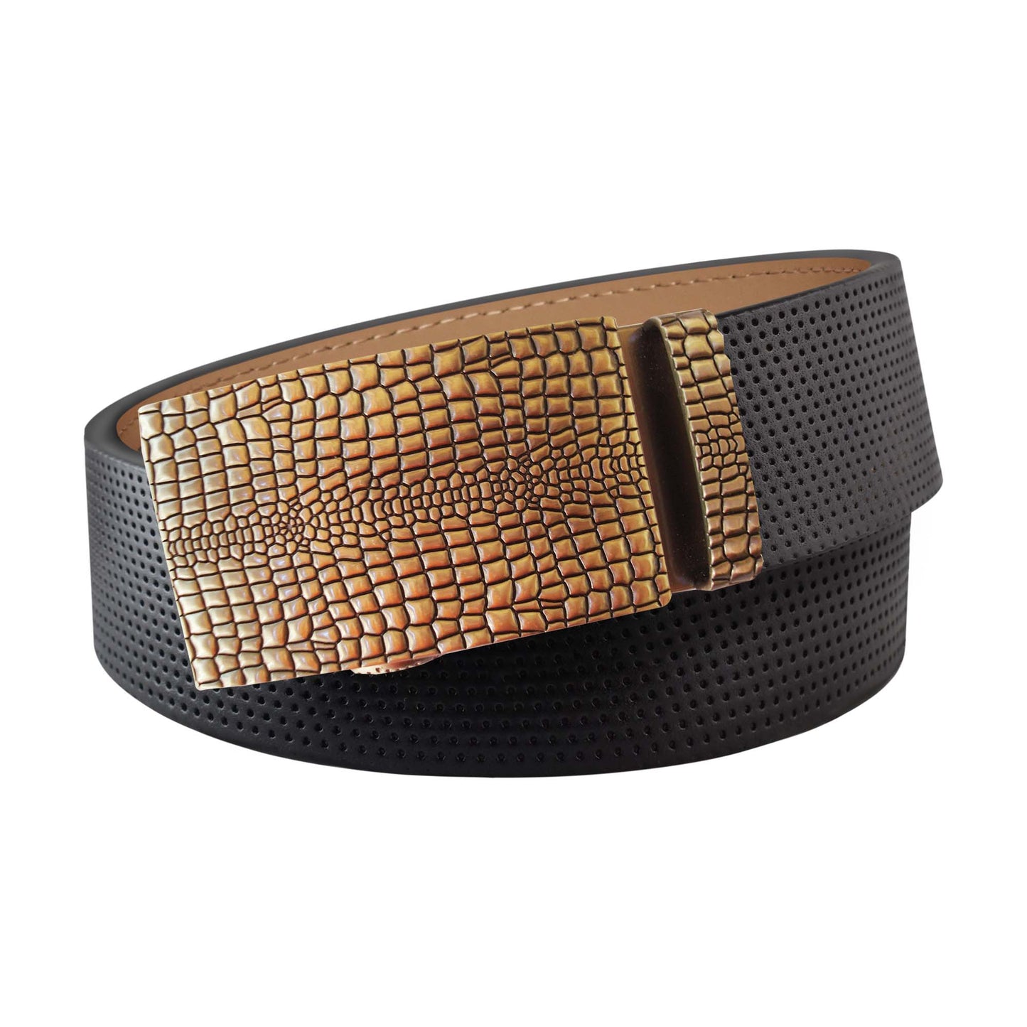 Pinhole Belt Strap - Black