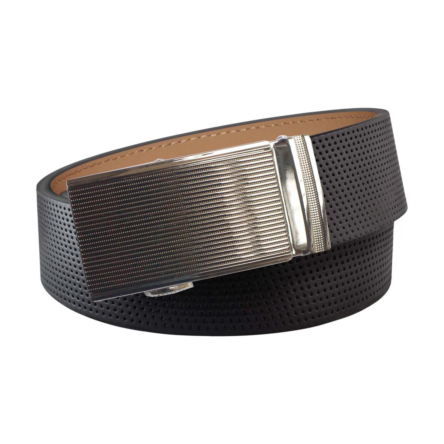 Pinhole Belt Strap - Black