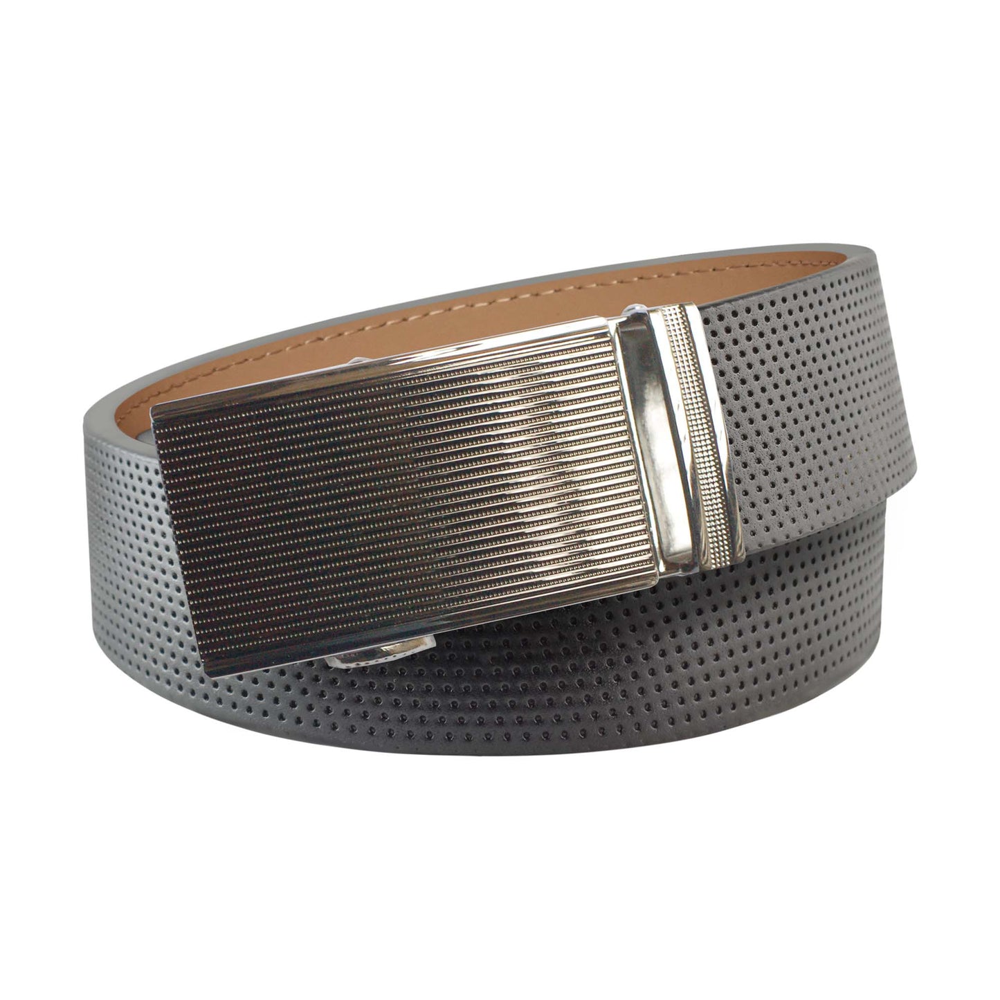 Pinhole Belt Strap - Gray