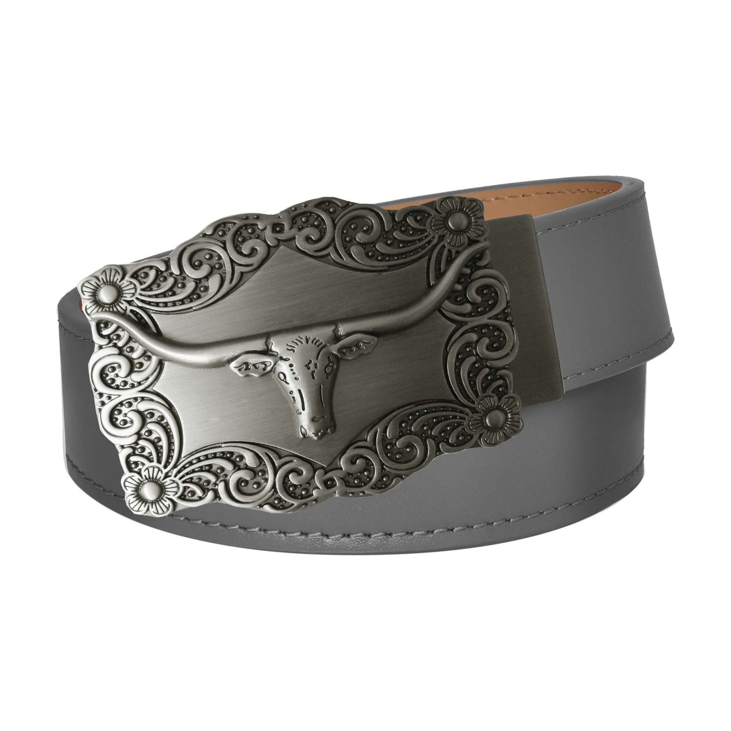 Smooth Belt Strap - Gray