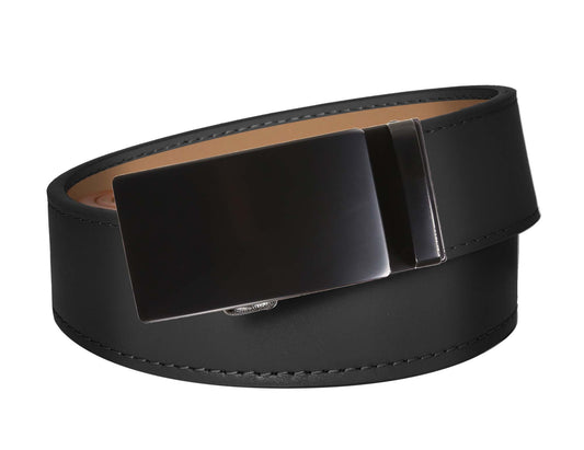 Smooth Belt Strap - Black